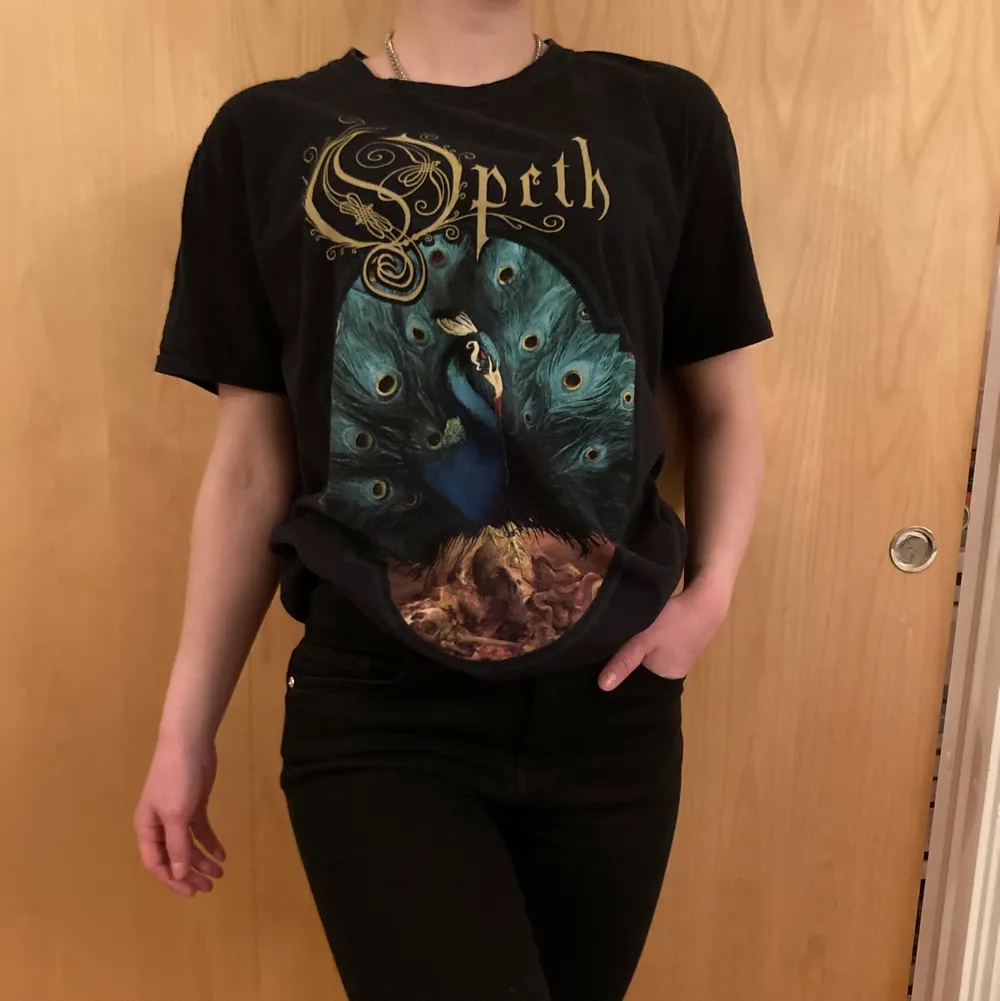 Really pretty Opeth Band T-shirt with a peecock.. T-shirts.