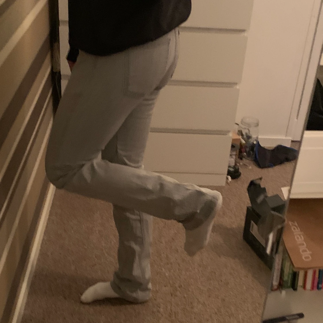 raka grå jeans  - 91