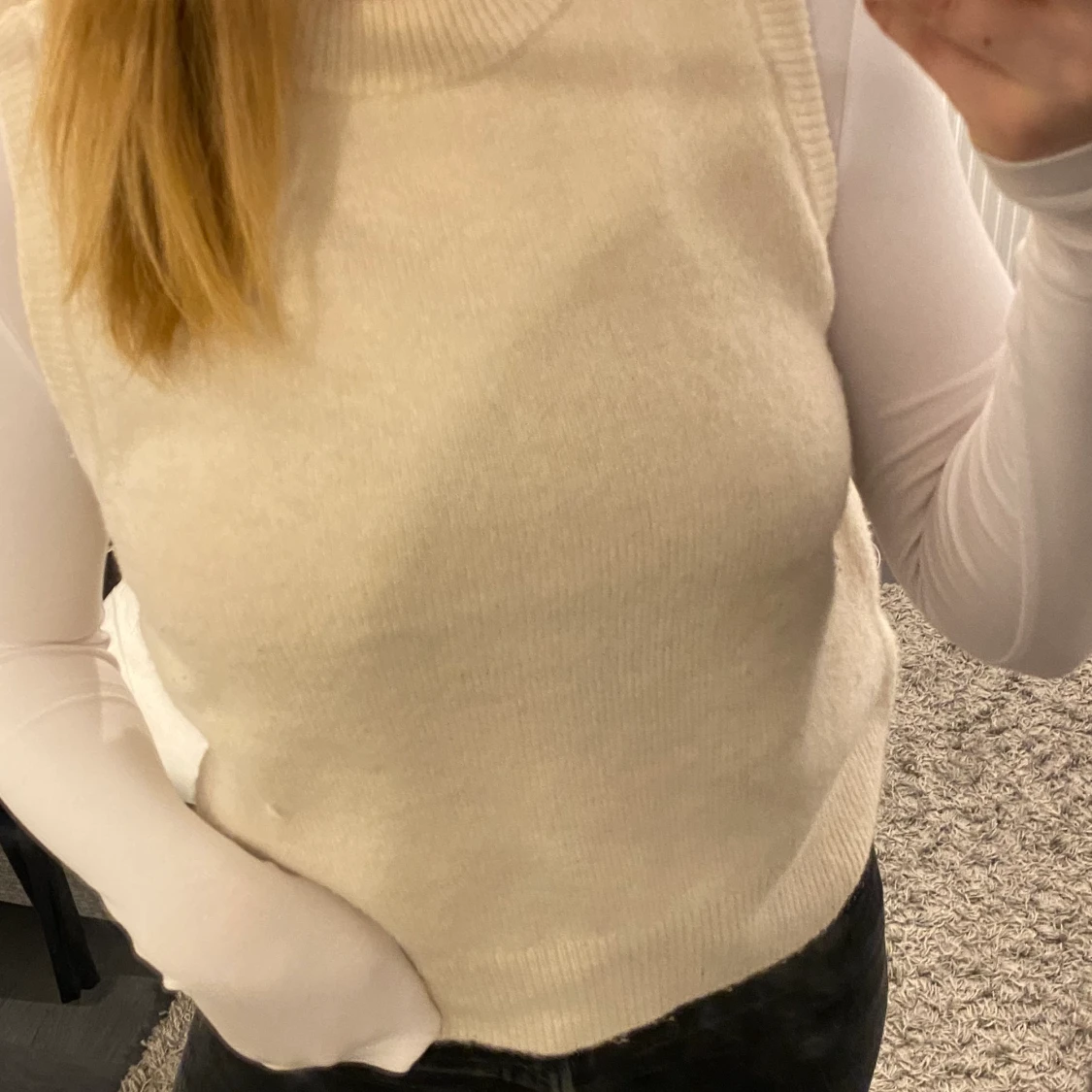 Stickad väst 🤍 - 90