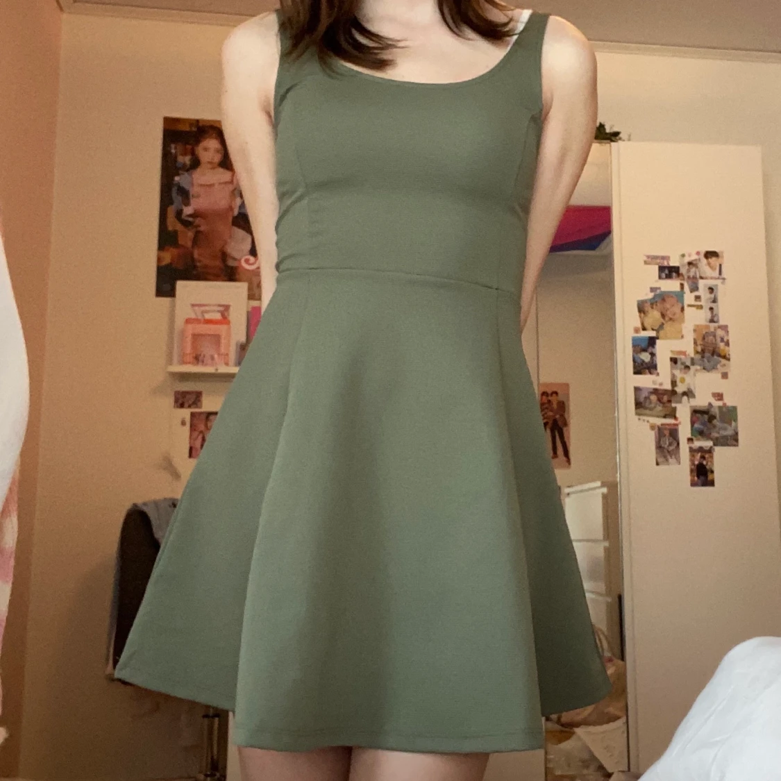 Grön klänning - 90