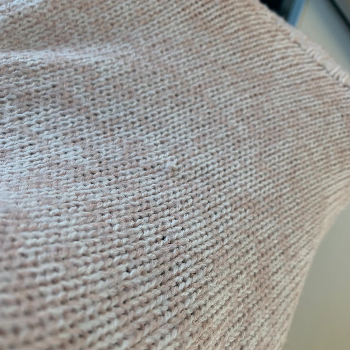 Rosa stickad tröja - 90