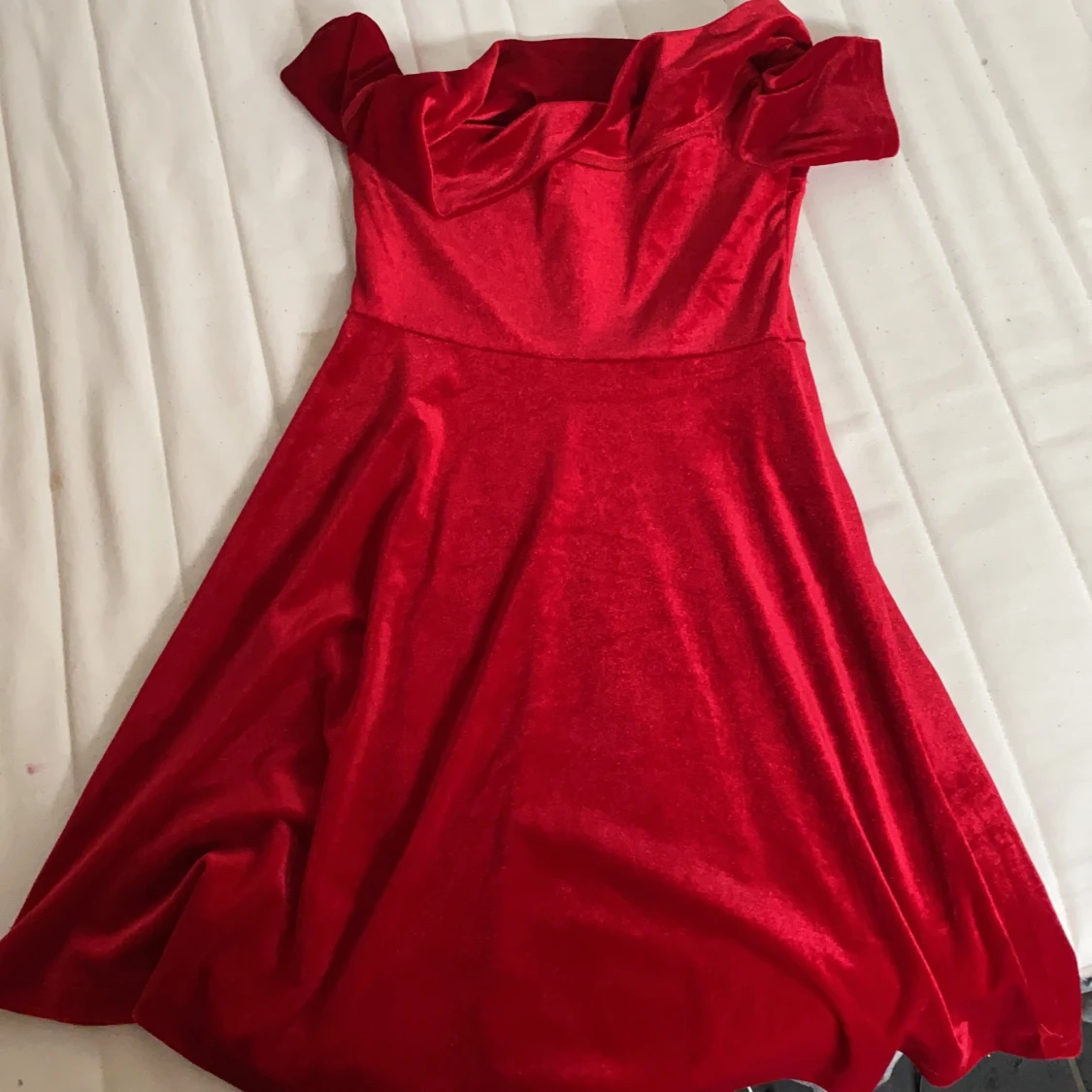 Röd julklänning - 90