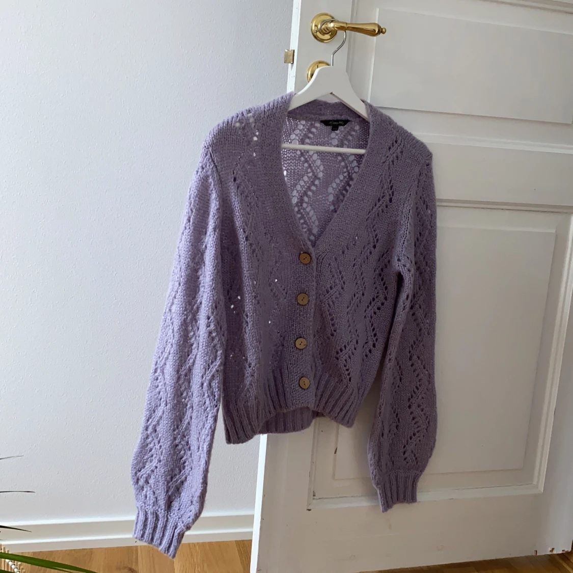 Kofta pastell färg lila