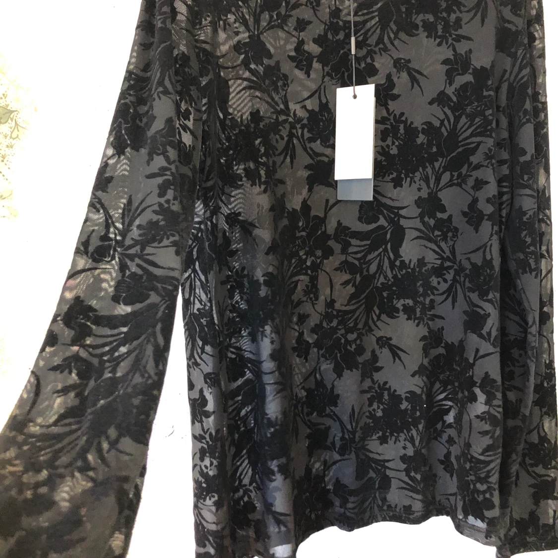 Meshtopp blommig  - 90