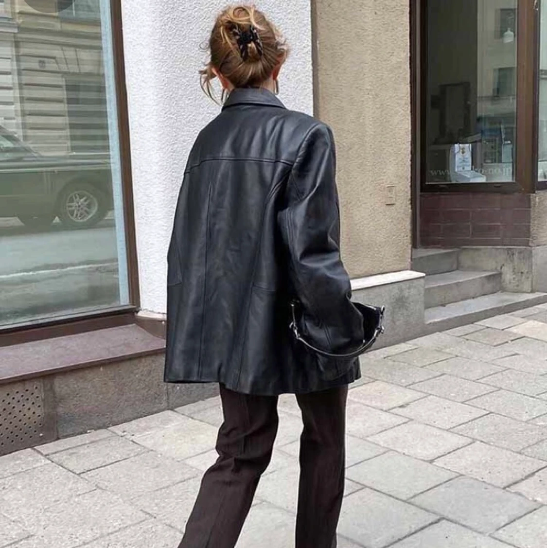 Oversized Leather jacket