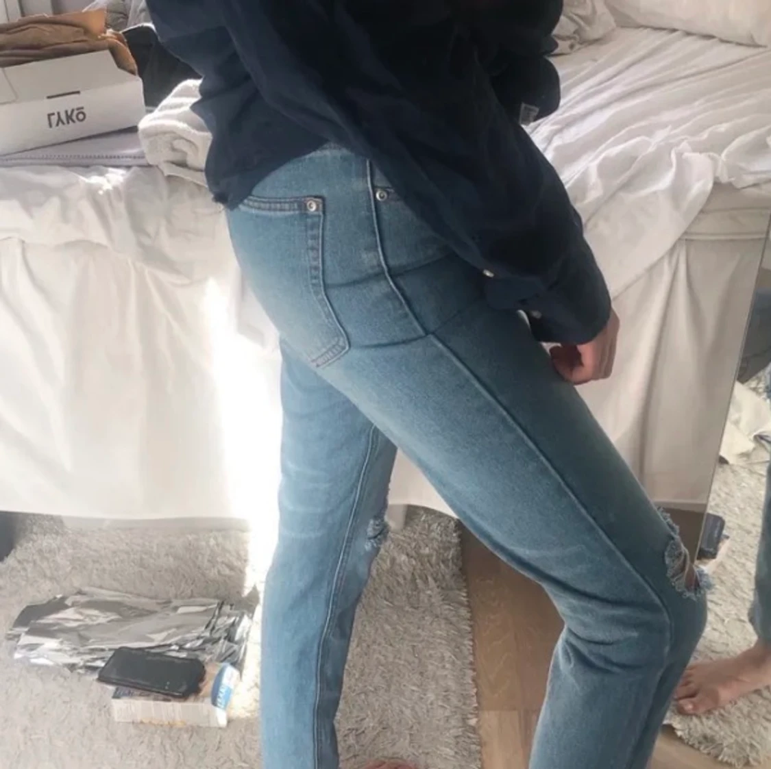 Blå jeans  - 90