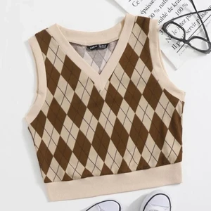 V neck crop top - Använt en gång 