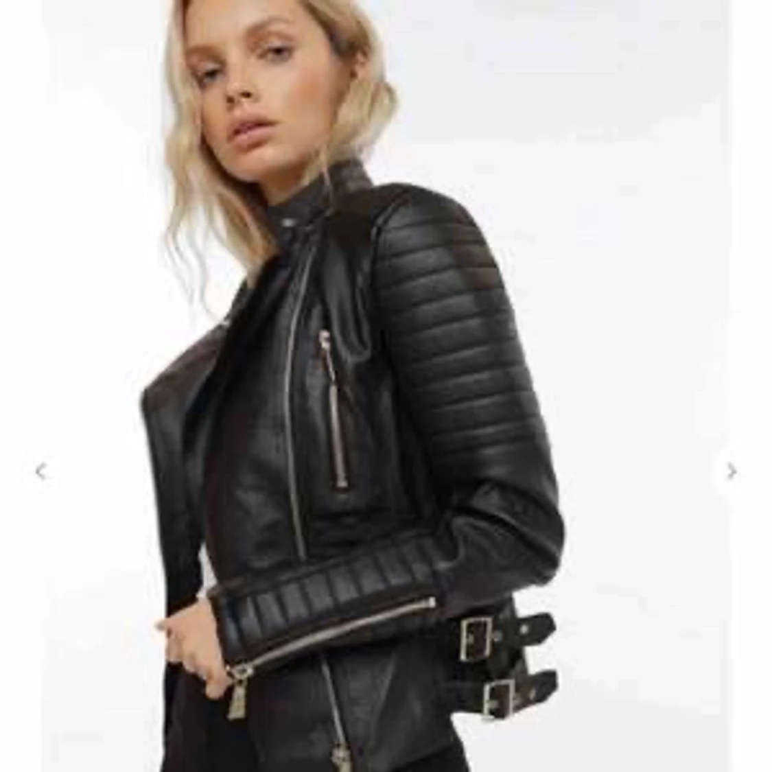 Helt ny skinnjacka - 90