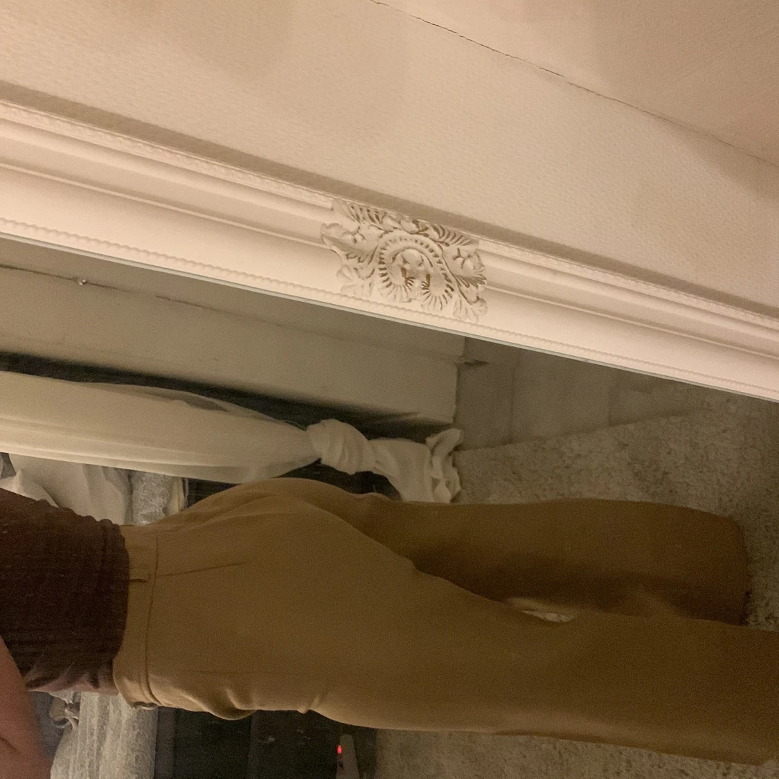 Bruna kostymbyxor - 90