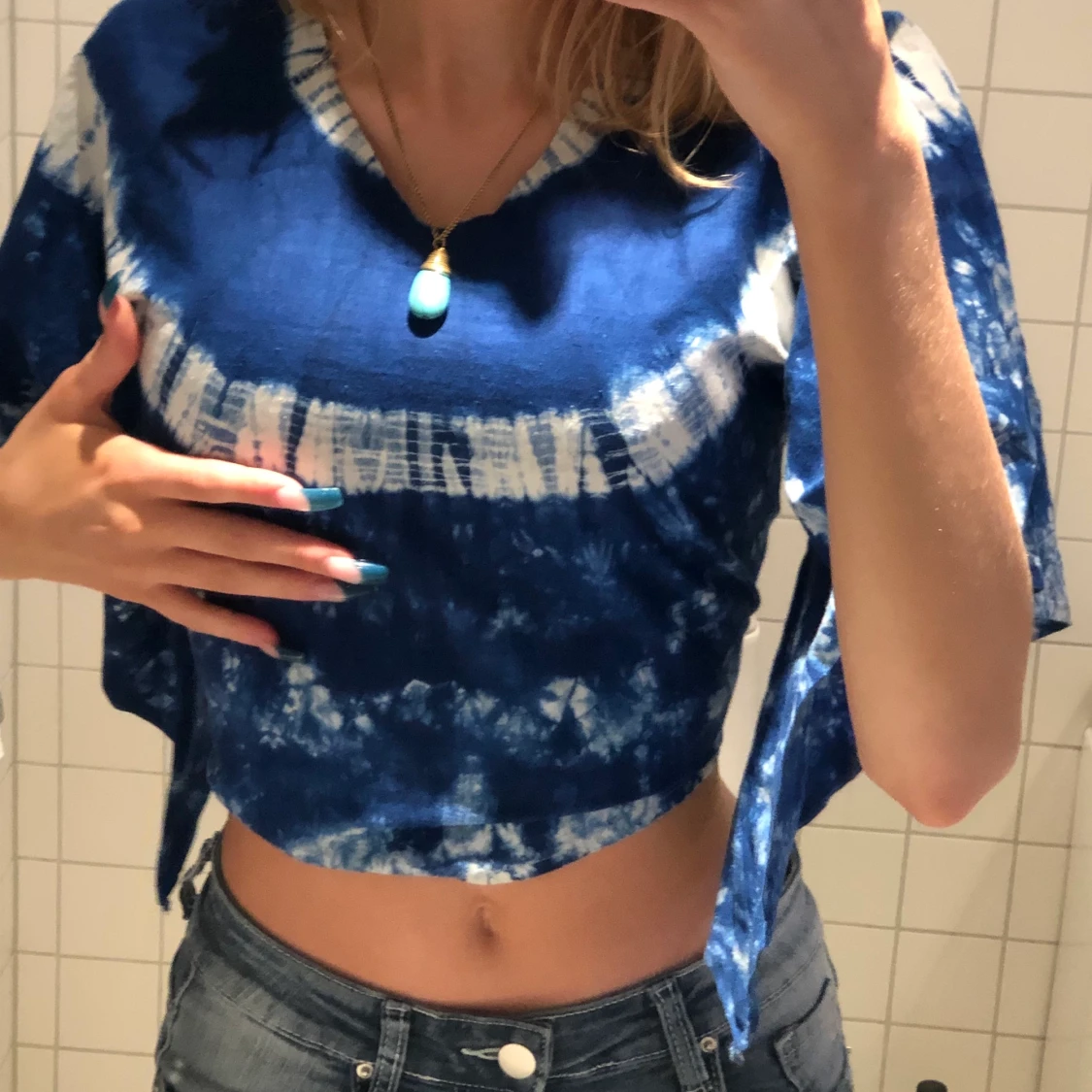 blå tröja storlek s - 90