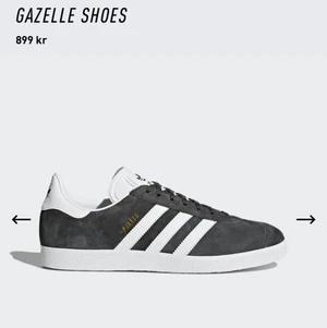 Adidas Gazelle Sneakers - Adidas Gazelle i mörkgrått. Kostar 899 kr i nypris