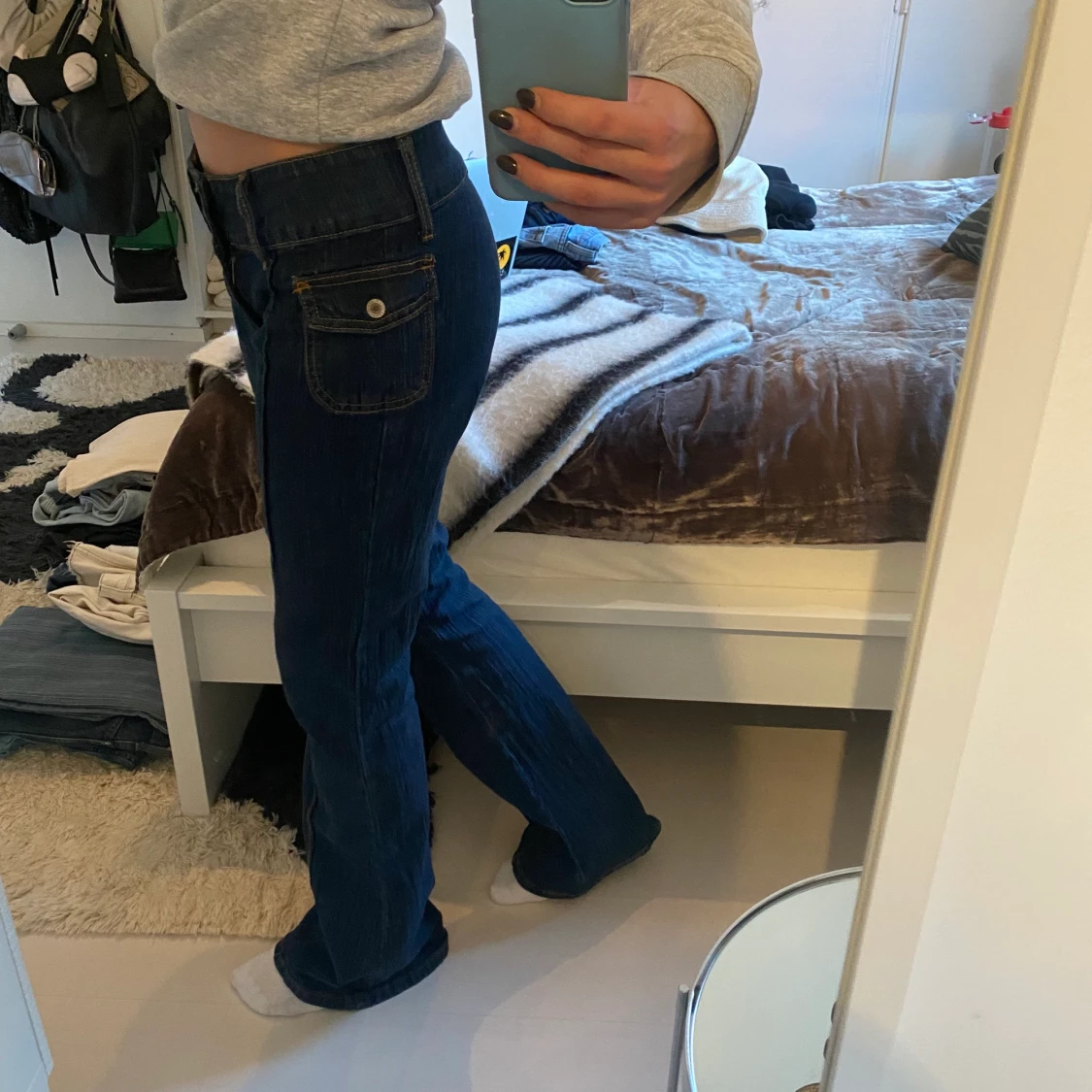 Lågmidjade jeans - 90