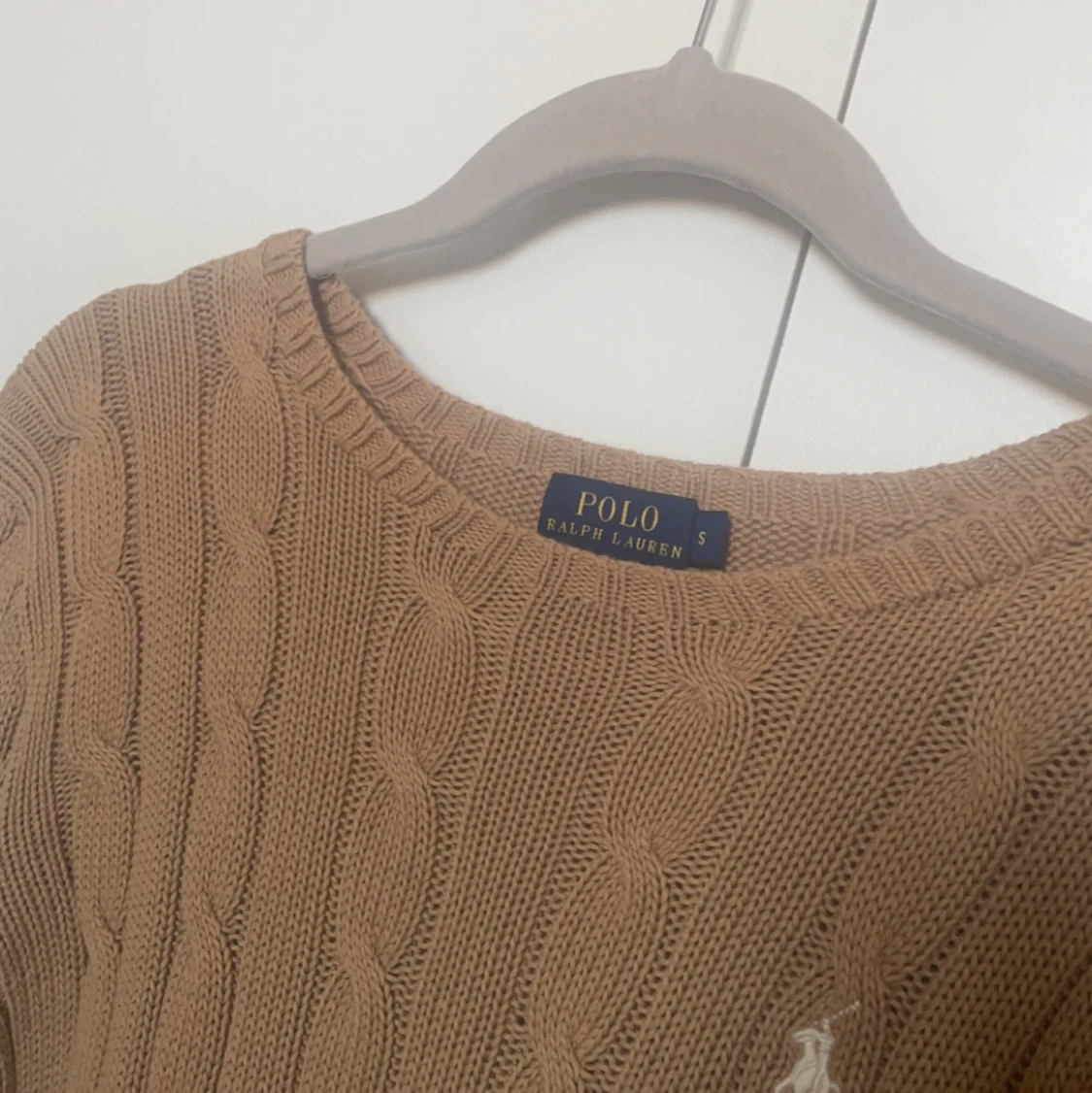 Ljusbrun ralphlauren tröja - 90