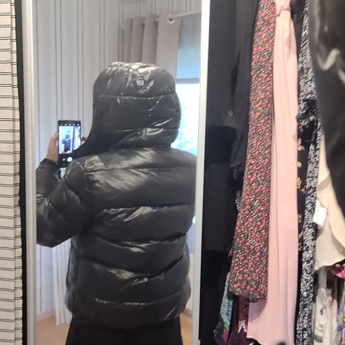 Glansig dunjacka - 90