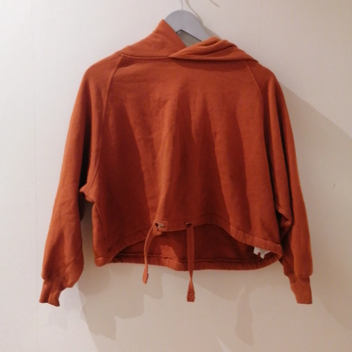 Orange brun magtröje hoodie 