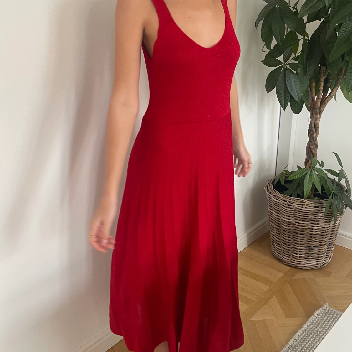 Röd klänning - 90