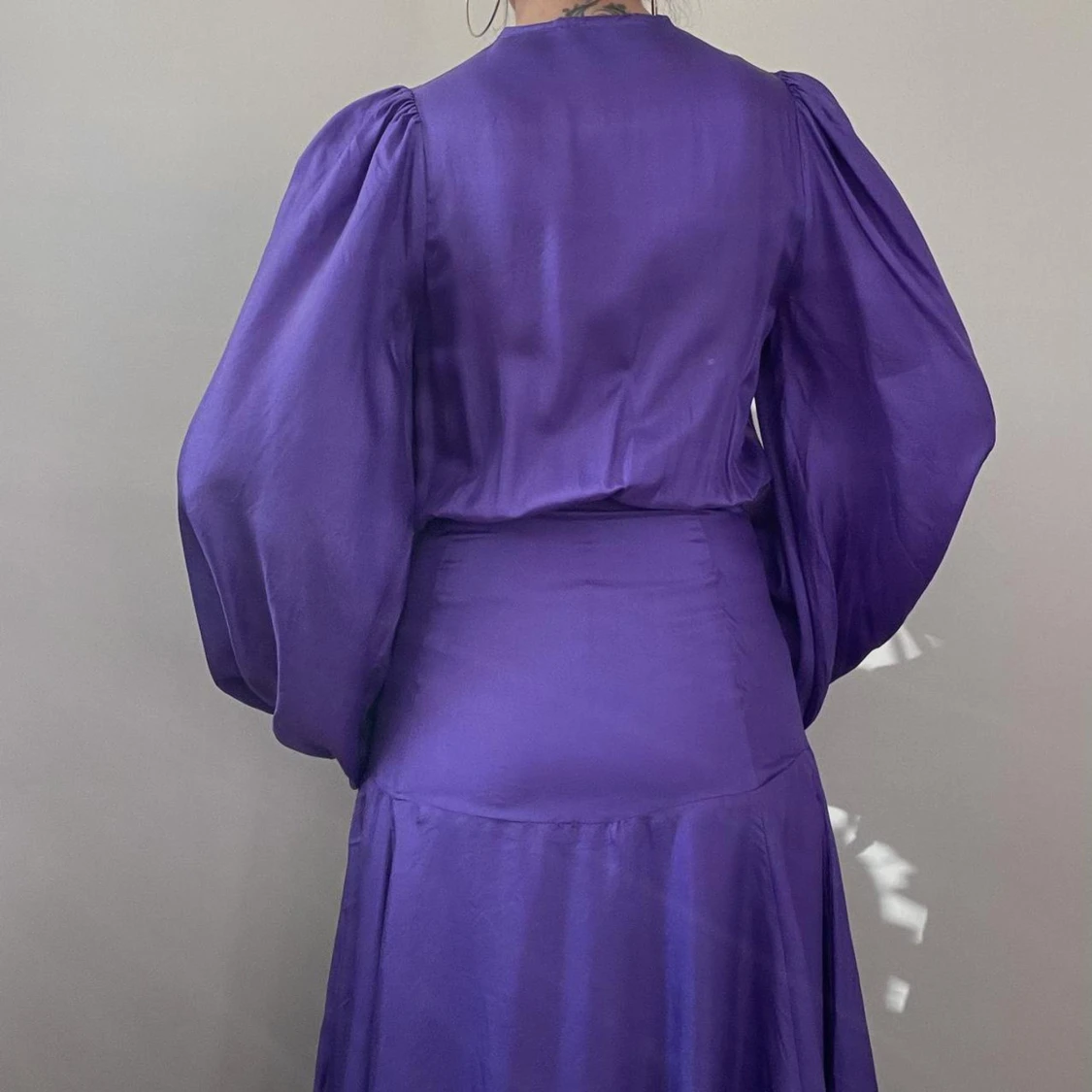 Oud Silk Purple Gown - 91