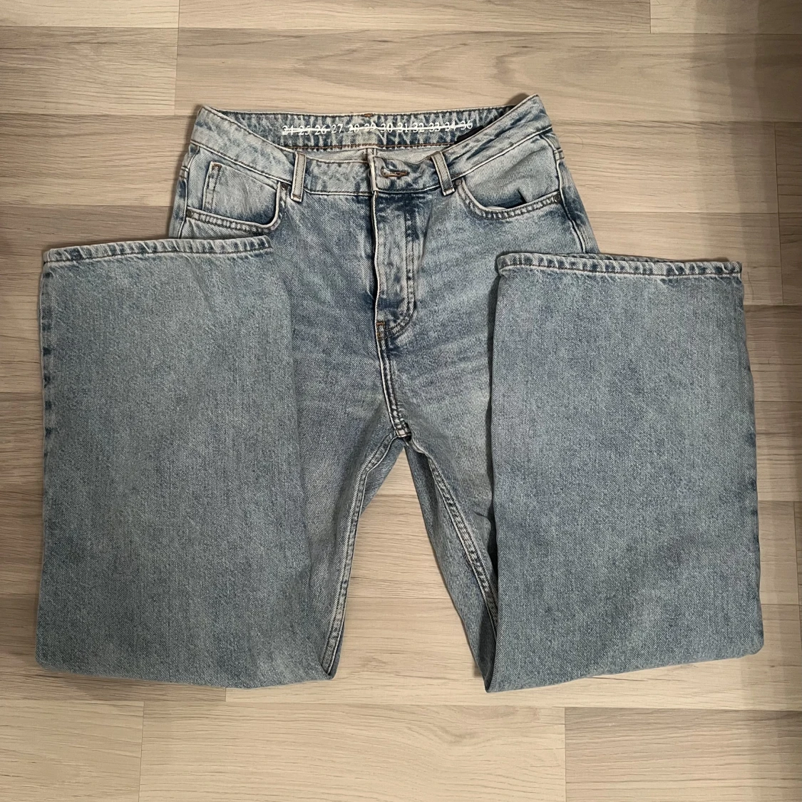 Straight Wide Leg High Rise Jeans