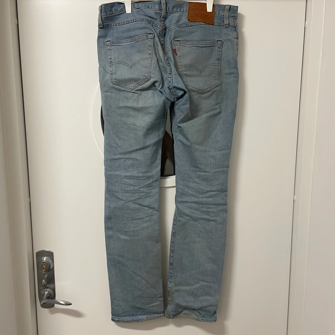 Ljusblå Levi’s 501 Jeans - 90