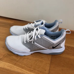 Nike skor  - Vita Nike skor, inomhusskor strl. 40.5. Knappt använda. Nypris 900kr.