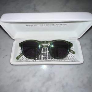 Gröna chimi glasögon. 001 grön med spegelglas. Aldrig använda.
