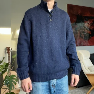 Stickad Nautica Quarter Zip - stickad Nautica Q-Zip - L - 299kr ink. frakt 🗣️