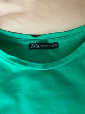 Grön t-shirt zara - Säljer denna fina gröna t-shirten från zara i utmärkt skick