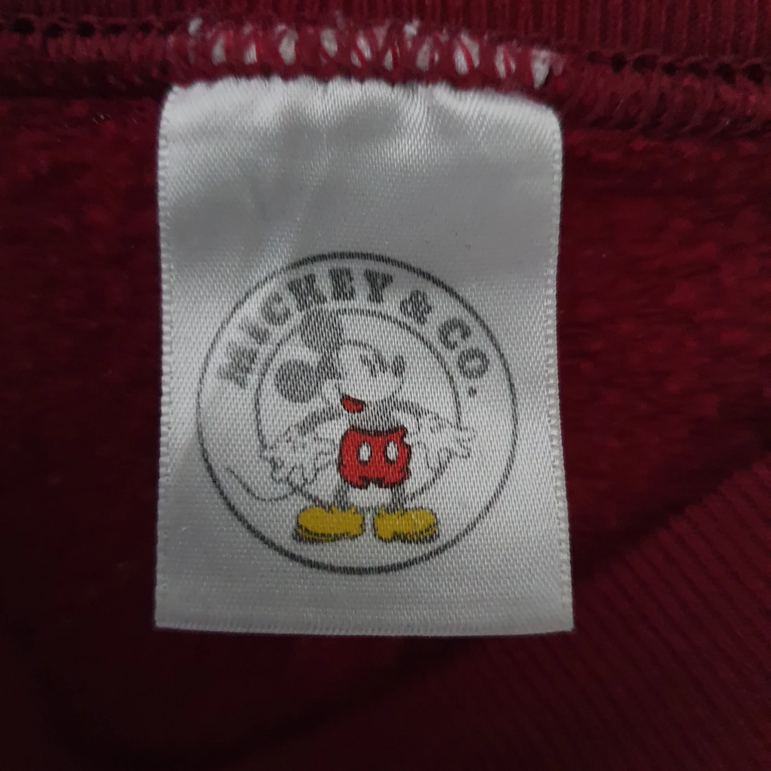 Collegetröja röd - 90