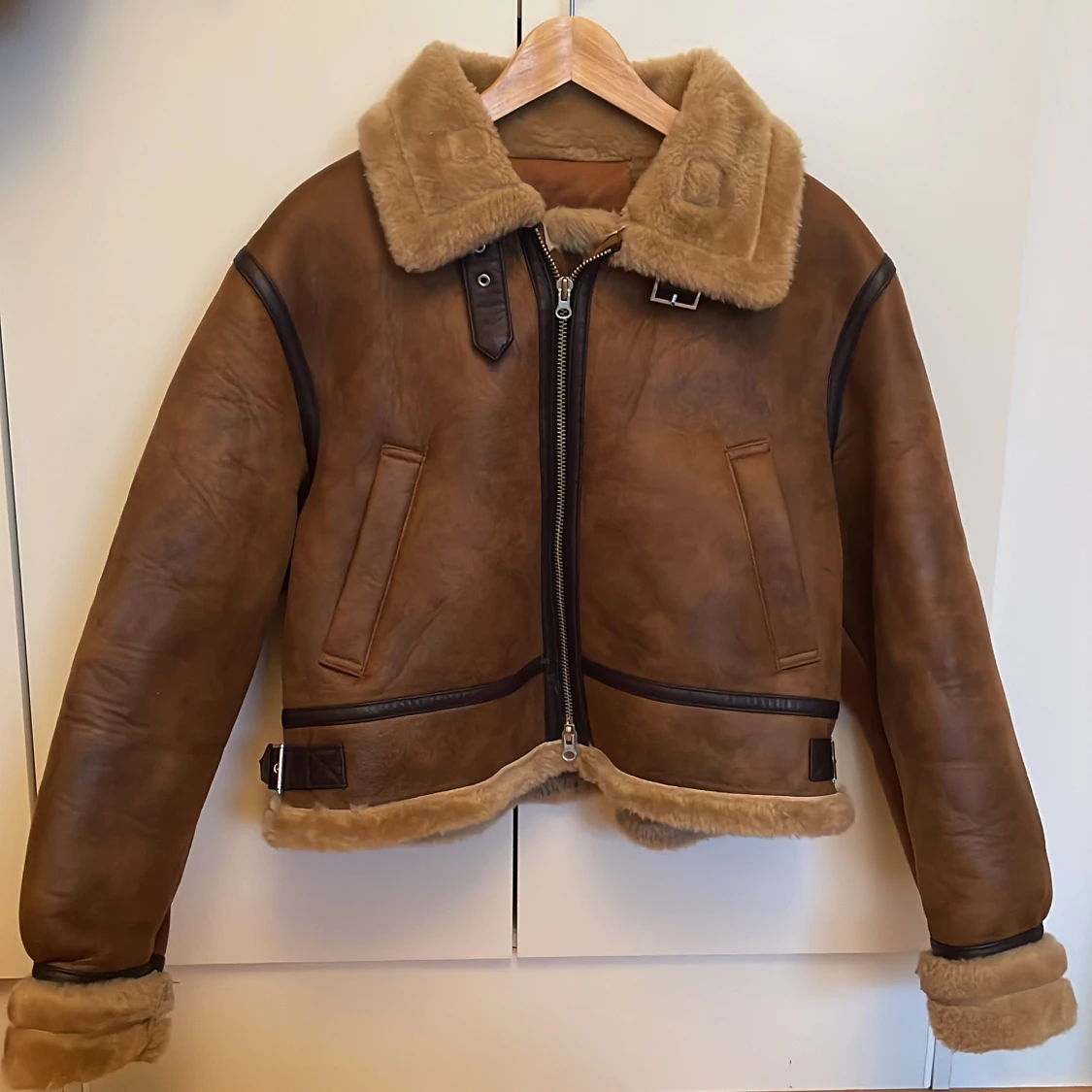 Cropped Aviator jacka 