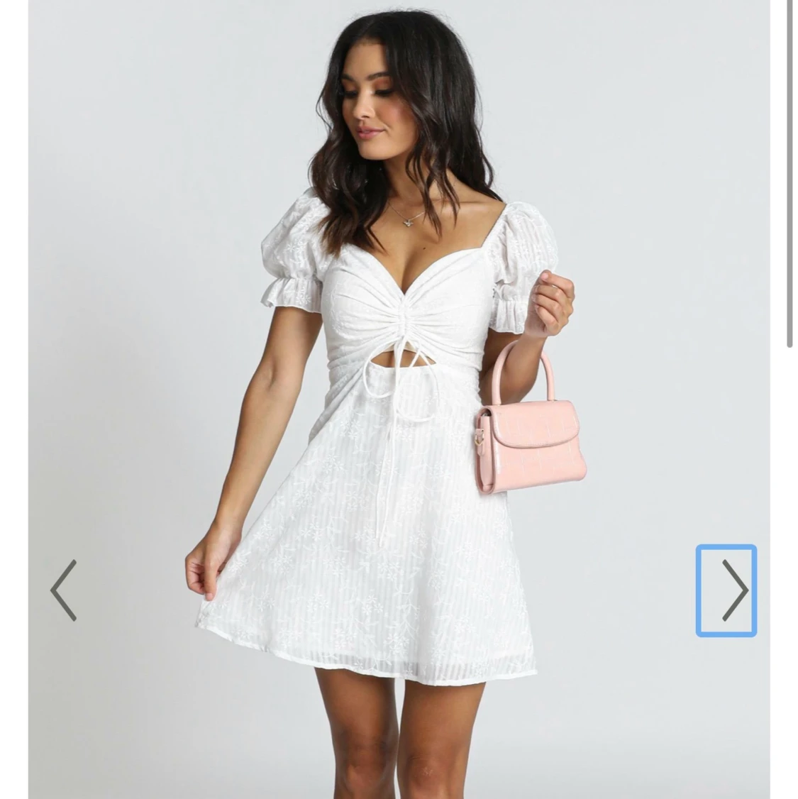 Vit Studentklänning  - 90