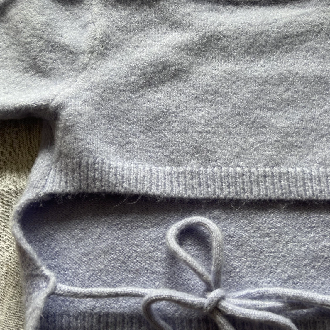 Stickad t-shirt topp - 91