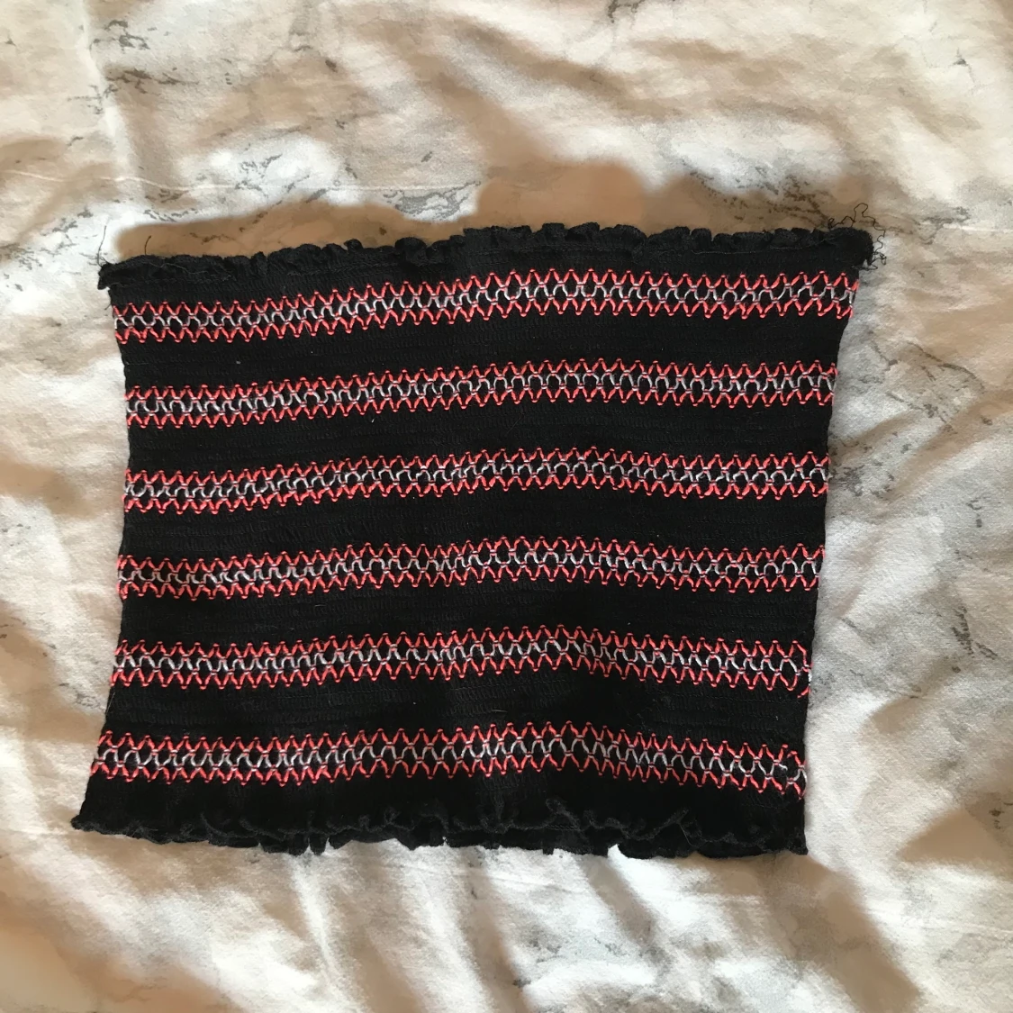 Svart och rosa tub topp - 90