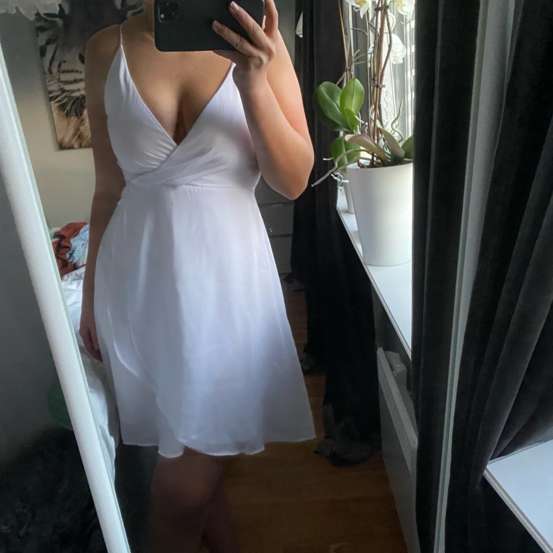 Vit klänning