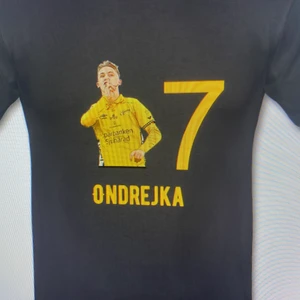 Skön t-shirt med motiv - Tröjan har ett motiv av Jacob Ondrejka från Elfsborg, killen har en stor potential att bli en av Sveriges bästa spelar i framtiden och de spås att han får sitt genombrott i år. Tröjan finns i alla storlekar samt alla olika färger 