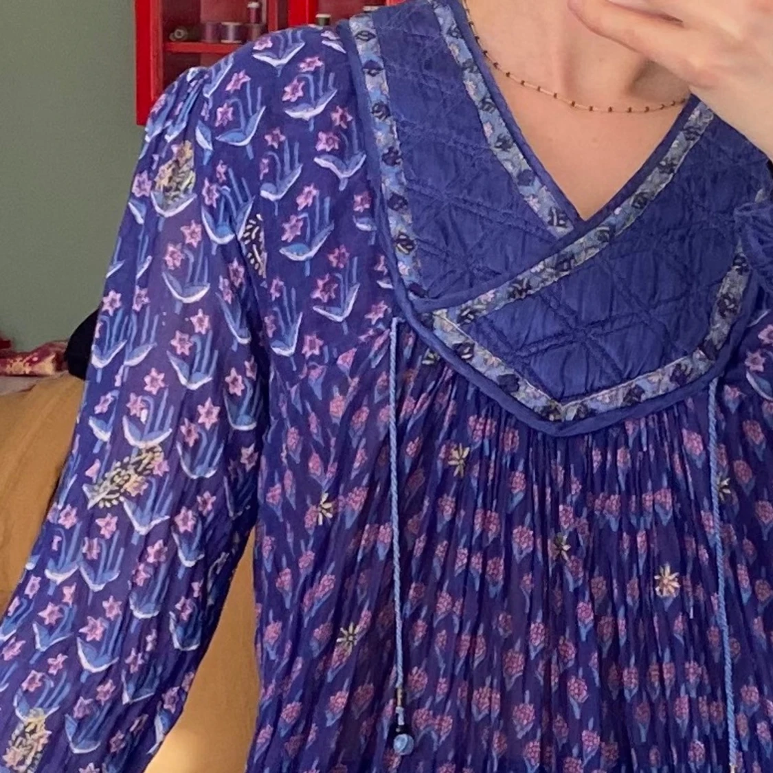 Hippie klänning strl L - 91