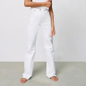 Zara wide leg full length jeans vita - storlek 34