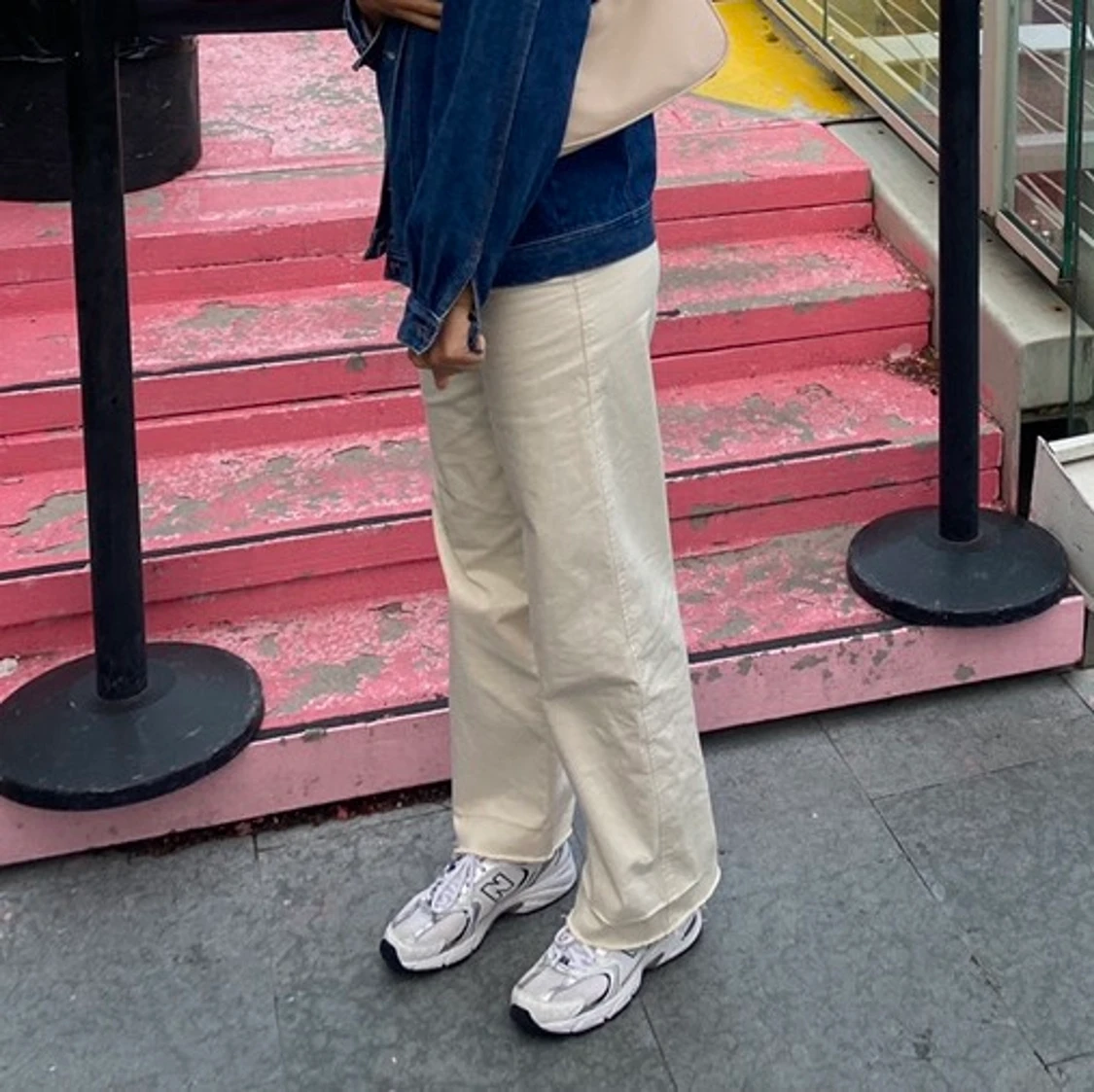 Beiga somriga jeans ZARA - 1