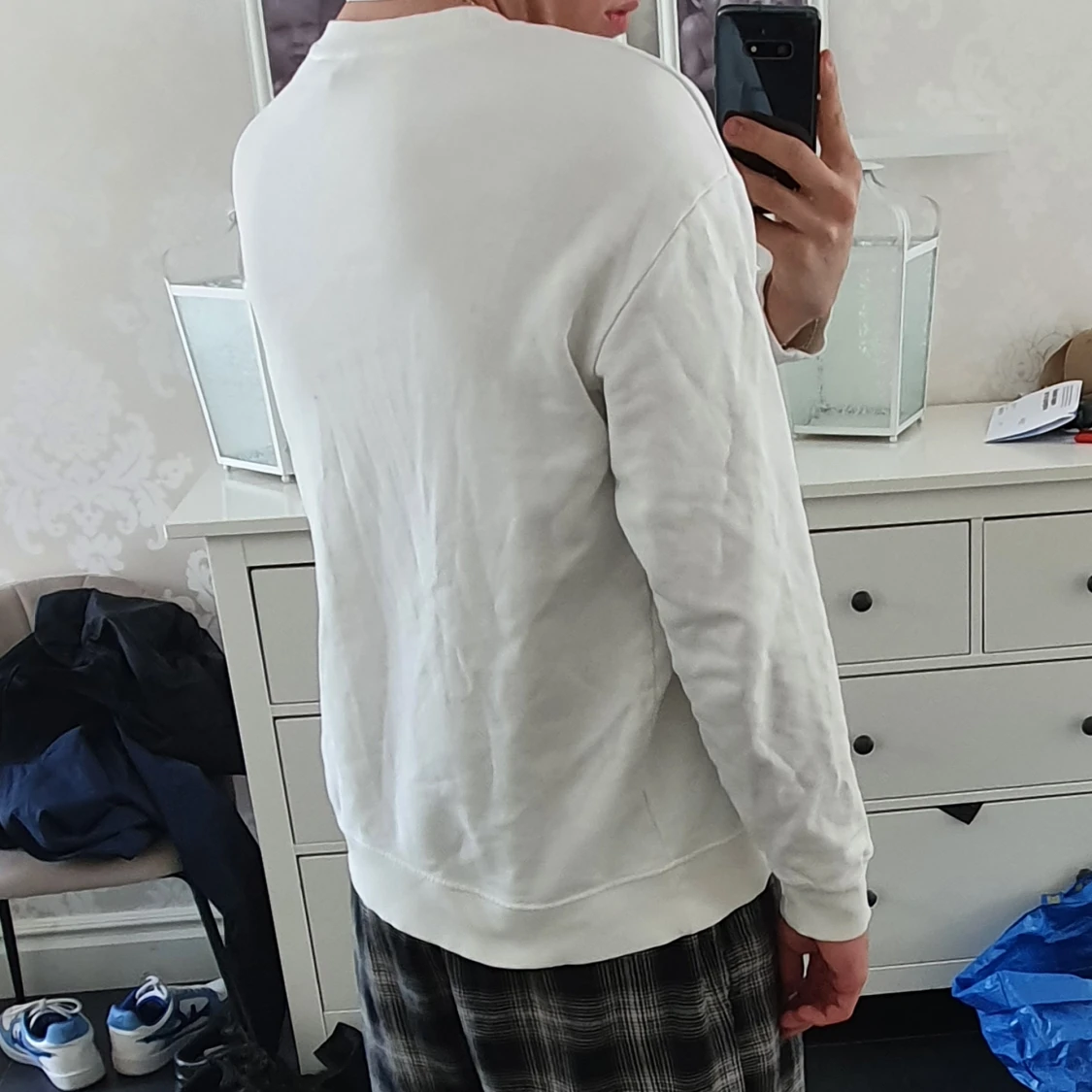 Vit Lee tröja strl L - 91