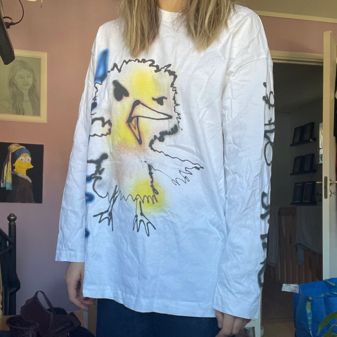 Långärmad tröja från weekday stl S