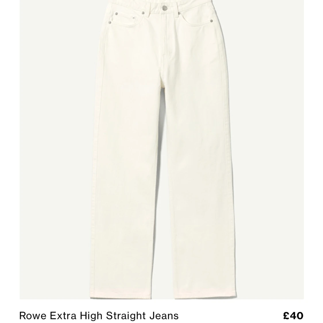 Rowe jeans från weekday