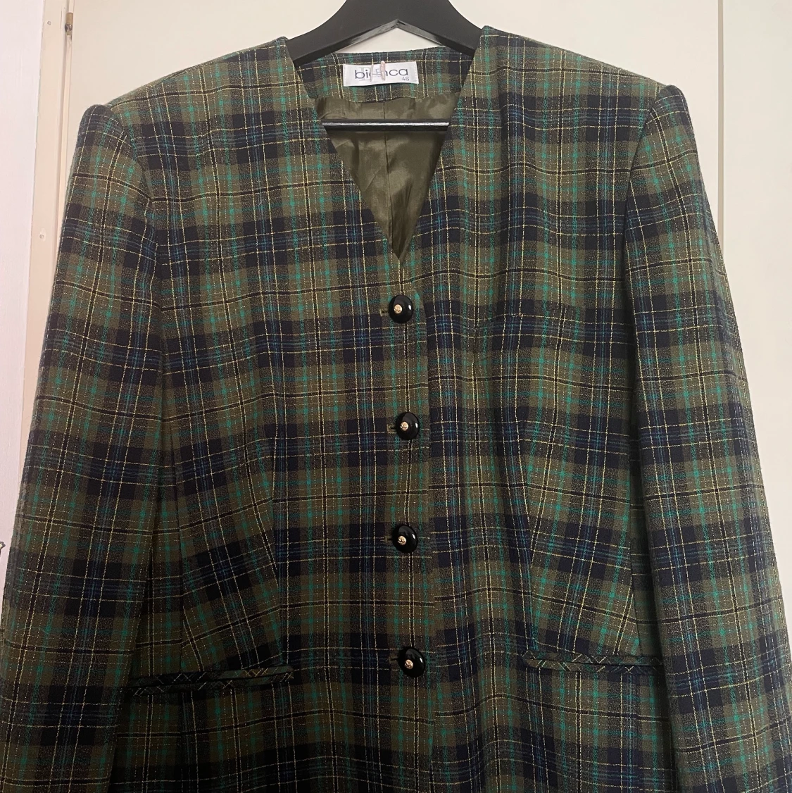 Grön vintage blazer