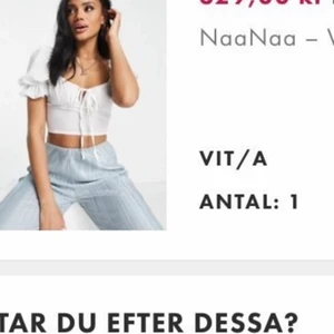 Vitt topp - Fin vit topp från ASOS aldrig använt då ja har en nästan likadan. Kostade 350 när ja köpte 