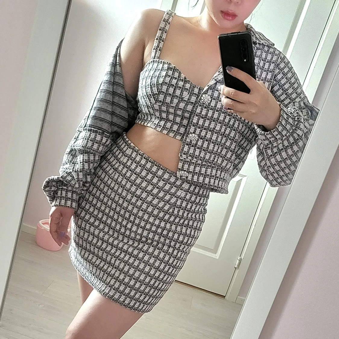 H&M Divided kjol, topp och jacka - 91