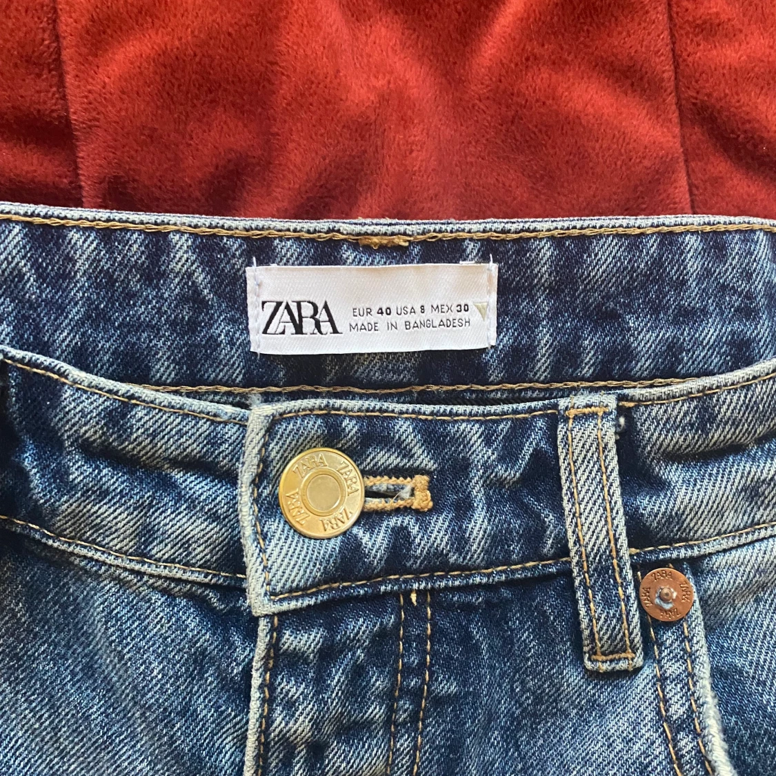 Zara jeans mid Rise straight  - 90