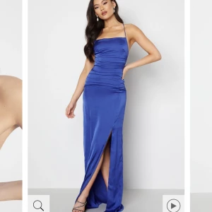 Balklänning  - Fin balklänning  från Bubbleroom, köptes förra sommaren och använd en gång så i princip perfekt skick😇💕 Klänningen är i storlek 34 och den är lite uppsydd eftersom den var för lång för mig (ca 168 cm lång) Nypriset är 899kr 