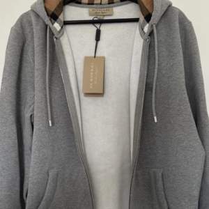 Moncler Zipped Cotton Hoodie(M)(Grey) Helt ny med tags Retail:8500kr