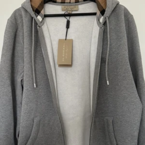 Burberry Zipped Hoodie - Moncler Zipped Cotton Hoodie(M)(Grey) Helt ny med tags Retail:8500kr