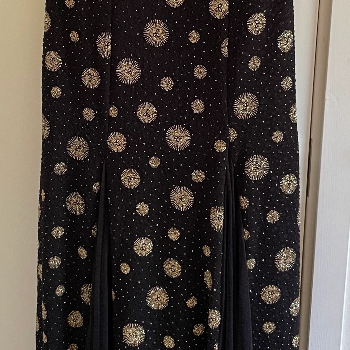 Fest klänning svart/guld