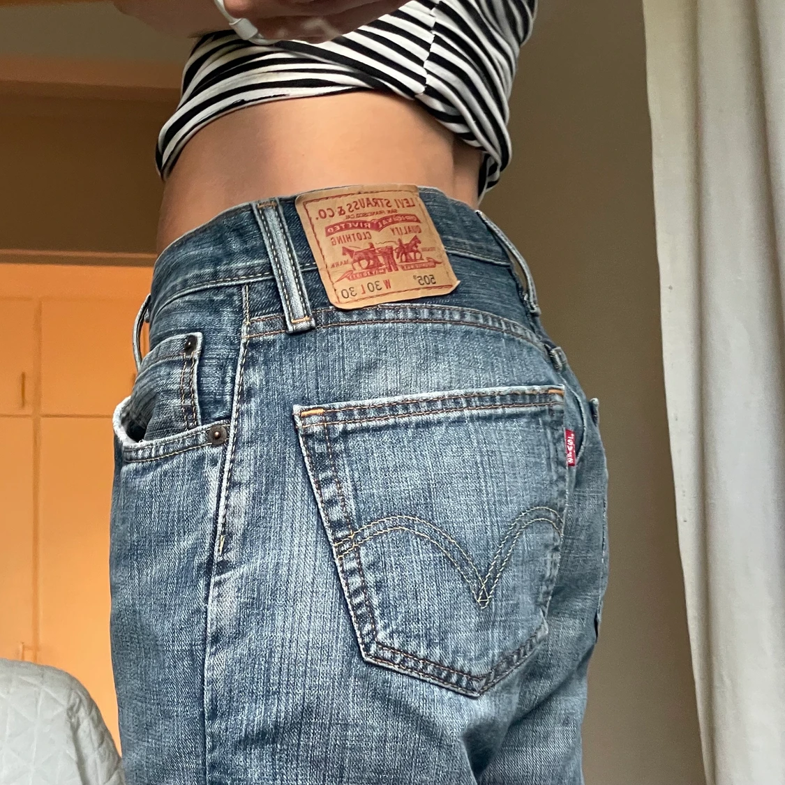 Lågmidjade jeans - 90