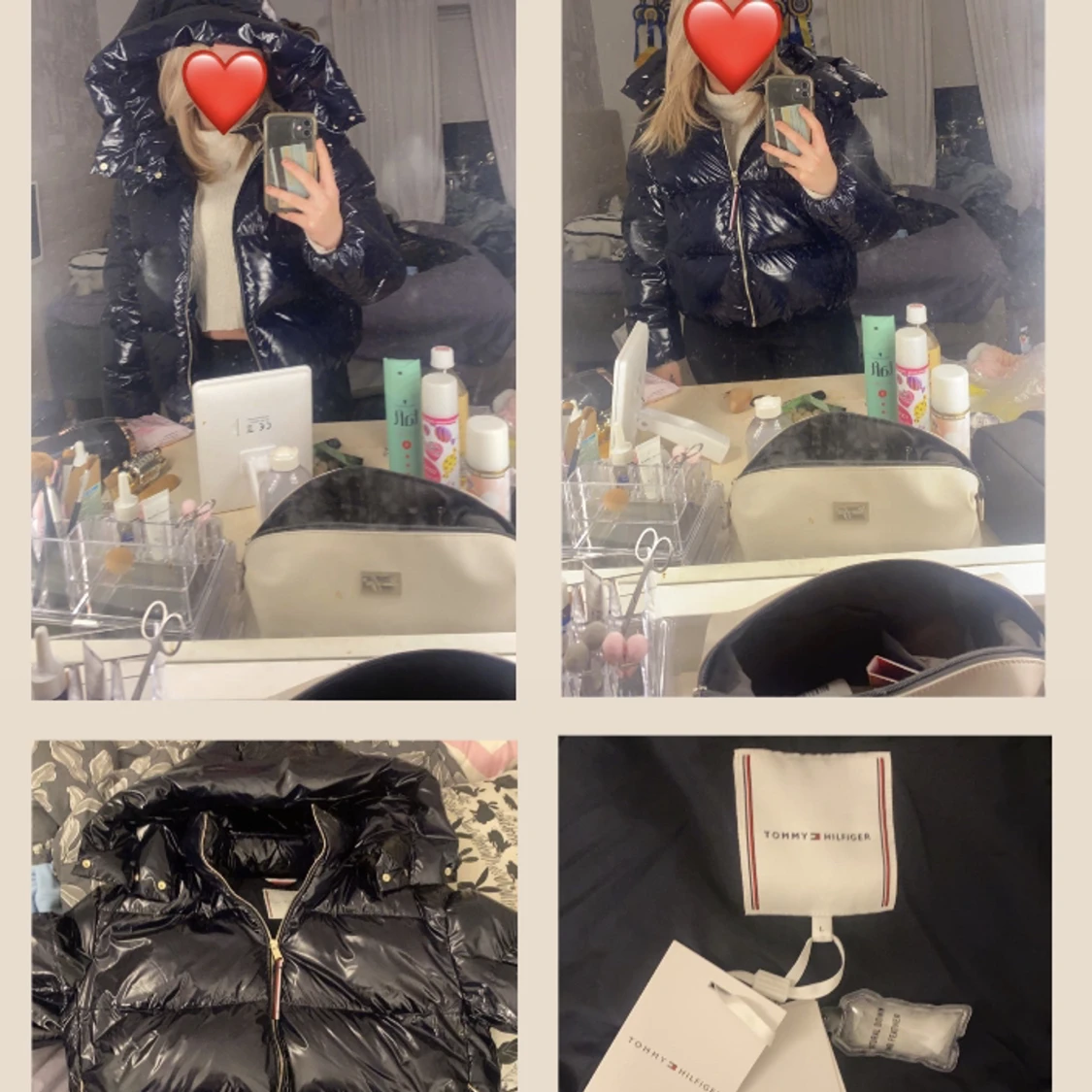 Tommy hilfiger glossy puffer jacket❤️❤️ - 91